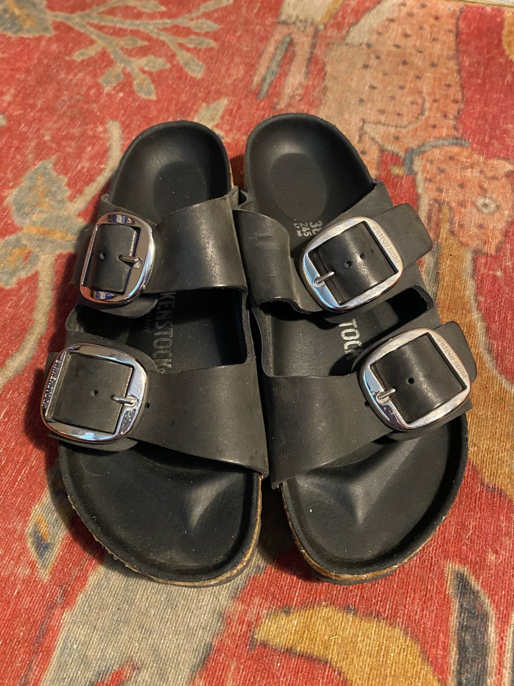 Birkenstock Black Arizona Big Buckle Sandal